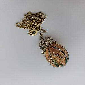 Faberge Egg Watch Necklace